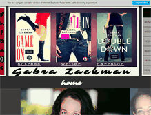 Tablet Screenshot of gabrazackman.com